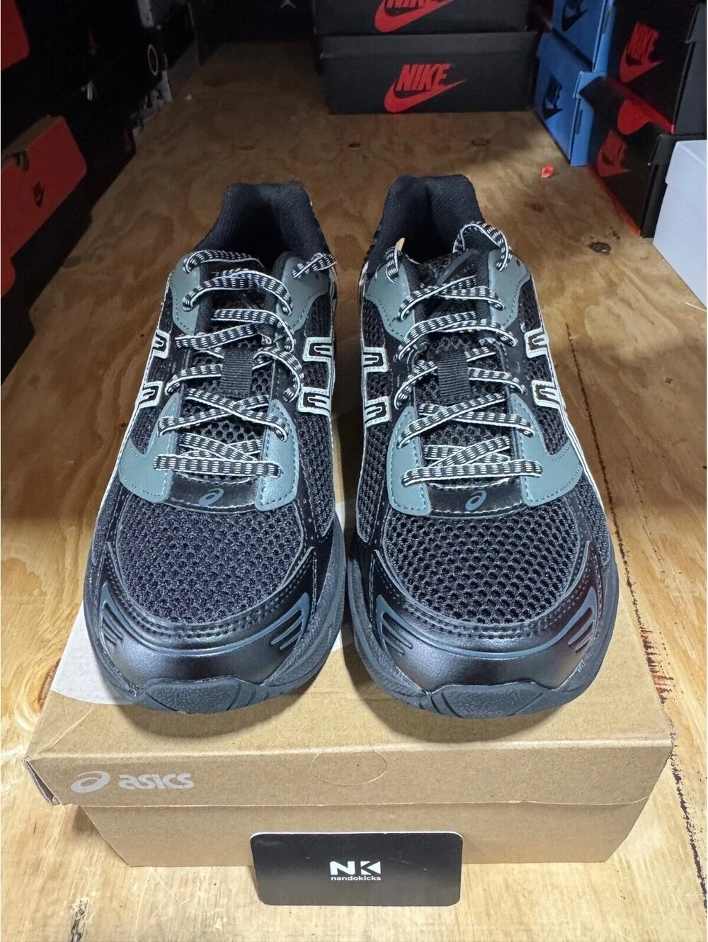 ASICS Gel 1130 'Black Glacier Grey' 1201A910-001 BRAND NEW MEN SIZE 8